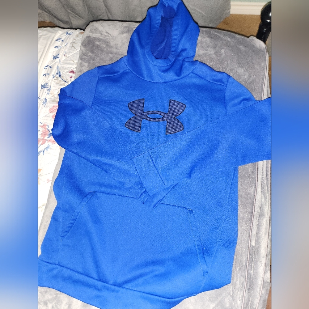 Under Armour Royal Blue Pullover with Black Logo